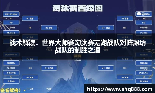 战术解读：世界大师赛淘汰赛芜湖战队对阵潍坊战队的制胜之道